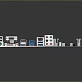 Computer Motherboard Computer Motherboard High-end Motherboard High-end Motherboard Gaming Motherboard Asus Motherboard 3d model