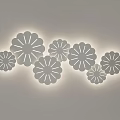 Flower Shaped Decorative Lights Wall Mounted with Soft Glow and Elegant Design