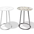 Modern round a few sides a few round a few metal stone side a few 3d model