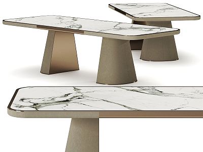 Marble dining table Modern dining table model