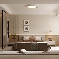 Modern Master Bedroom Style 3d model