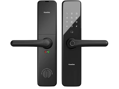 Kaadas Smart Door Lock with Fingerprint Keypad Handle and Traditional Key Entry 3d model