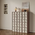 Retro Style Patterned Chest Of Drawers For Cozy Home Bedroom And Living Room Organization