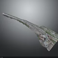 Architectural Regional Development Plan With Long Strip Road Network And Green Spaces