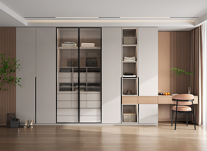 Modern wardrobe 3d model