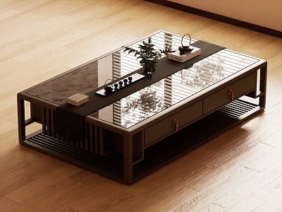 New Chinese Tea Table 3d model