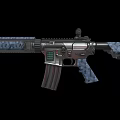M4 submachine gun machine gun machine gun semi-automatic rifle assault rifle firearms low face number low model simple model game film and television level super realistic 3d model
