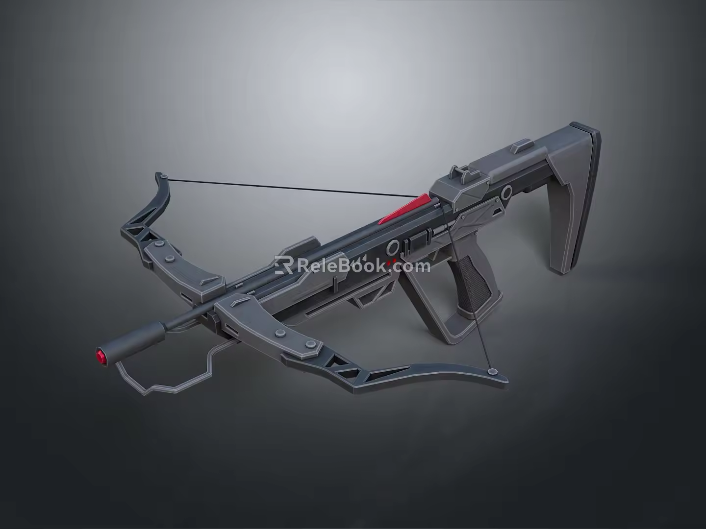 Crossbow Mechanical Crossbow Shift Bow and Arrow Shoot Far Equipment Weapons High-tech Crossbow 3d model