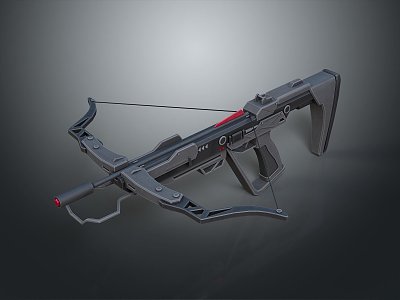 Crossbow Mechanical Crossbow Shift Bow and Arrow Shoot Far Equipment Weapons High-tech Crossbow 3d model