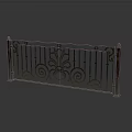 Ornate Iron Fence With Decorative Scrollwork Floral Patterns And Classic Design