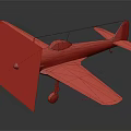Vintage Green Propeller Fighter Aircraft With Red Circle Markings On Wings Classic Military Design