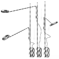 Modern Wall Lamp Design With Adjustable Arms Sleek Metal Build Multiple Colors And LED Lights