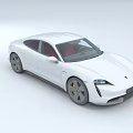White Modern Sports Car With Sleek Exterior Design Red Interior And Alloy Wheels
