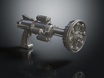 modern laser gun sci-fi laser gun ray gun 3d model