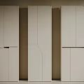 Modern Light Colored Storage Lockers with Sleek Design and Cabinet Doors