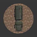 Heavy Duty Military Truck With Camouflage Paint And Large Off Road Tires