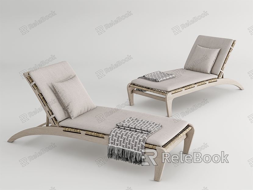 Modern Recliner Outdoor Lounger model