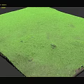 modern pavement stone pavement lime ground stone block pavement 3d model