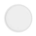 Modern Recessed Downlight With Round White Panel And Metal Frame For Home Lighting