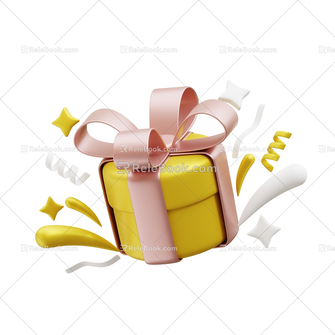 Gift Box Gift Box 3d model