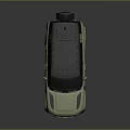 Modern Light Green SUV with Black Roof and Silver Alloy Wheels Design