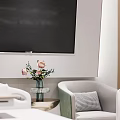 Modern Hospital Outpatient Clinic Interior With Waiting Area And Medical Furniture