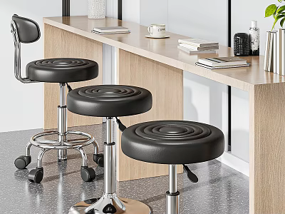 Modern Bar Chair Combination Bar Stool Bar Chair 3d model