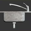 Stainless Steel Double Bowl Kitchen Sink With Faucet And Drain