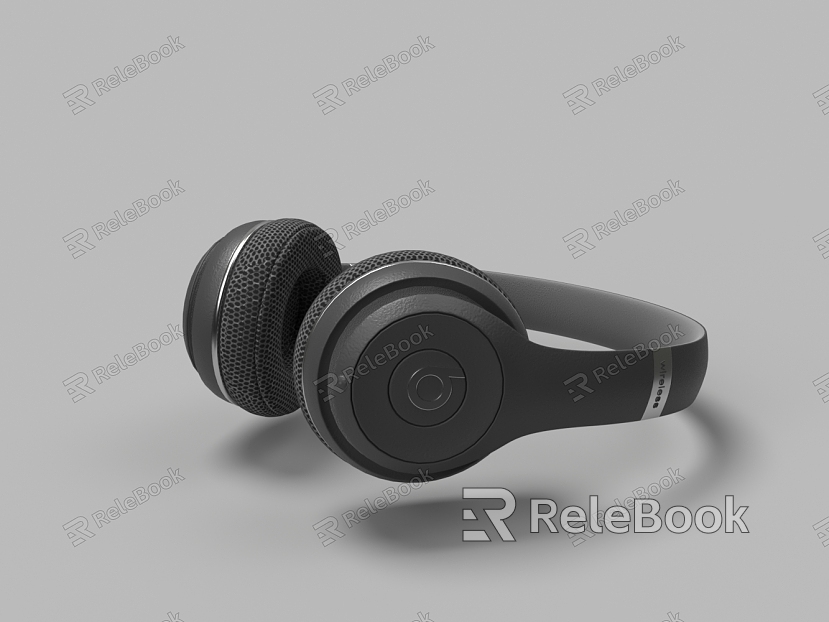 Black Headphones model