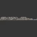 Various Types Of Industrial Equipment 3D Models With Mechanical Devices And Metal Texture