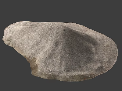 Natural Irregular Shaped Stone Garden Ornament with Textured Surface and Organic Form 3d model