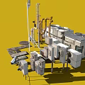 Various Air Conditioner Fan Components and Parts with Different Models and Installation Accessories