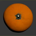 Fresh Ripe Orange Whole Pumpkin Healthy Vegetable For Cooking And Diet