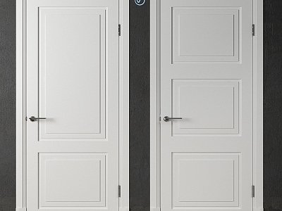 Modern Other Door College New York Interior 3d model