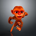 Monkey Cartoon Monkey Anime Monkey Stylized Monkey Fantasy Style Monkey Toy 3d model