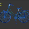 Green Bicycle With Red Seat And Handlebar Grips Black Fenders Classic Design