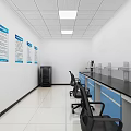 Modern Laboratory 3d model