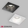 Black and White Square Recessed Downlights Modern Ceiling Lighting for Home Interior