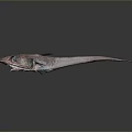 Fish Shaped Decorative Household Item In Pink Blue With Large Eyes And Slender Body