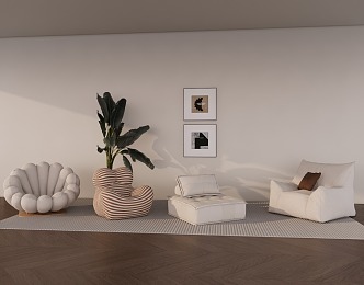 Sofa Single Sofa 3d model