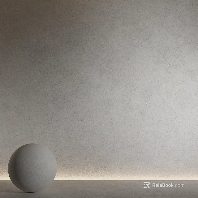 Minimalist Gray Spherical Construction Component With Smooth Surface Against Gray Background 3d model