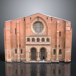 Church CG Church Cartoon Church Anime Church European Church European Cathedral 3d model