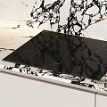 Modern Kitchen Interior Design With Marble Backsplash Island Countertop And Cabinets