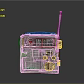 Vintage Retro Radio With FM Dial Antenna Classic Portable Audio Speaker