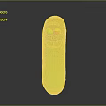 Green Pickle Character Featuring Facial Organs Such As Eyes And Mouth