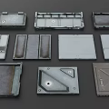 Industrial Equipment Metal Plate Components With Various Shapes And Holes For Industrial Use