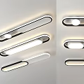 Modern Ceiling Light Simple Ceiling Light Away Light 3d model