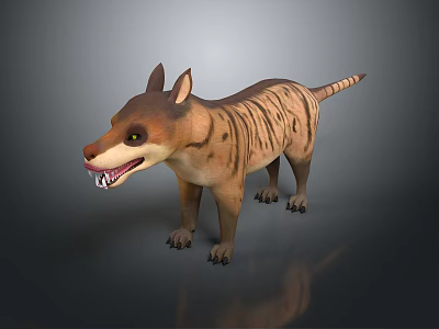 Wolf Cartoon Wolf Animation Wolf Animation Wolf Big Bad Wolf Warrior Cartoon Character Cartoon Animal 3d model
