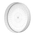Elegant Round Wall Mirror With Intricate Metal Frame Cutout Design 3d model