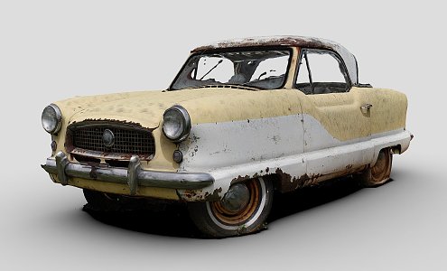 vintage car 3d model